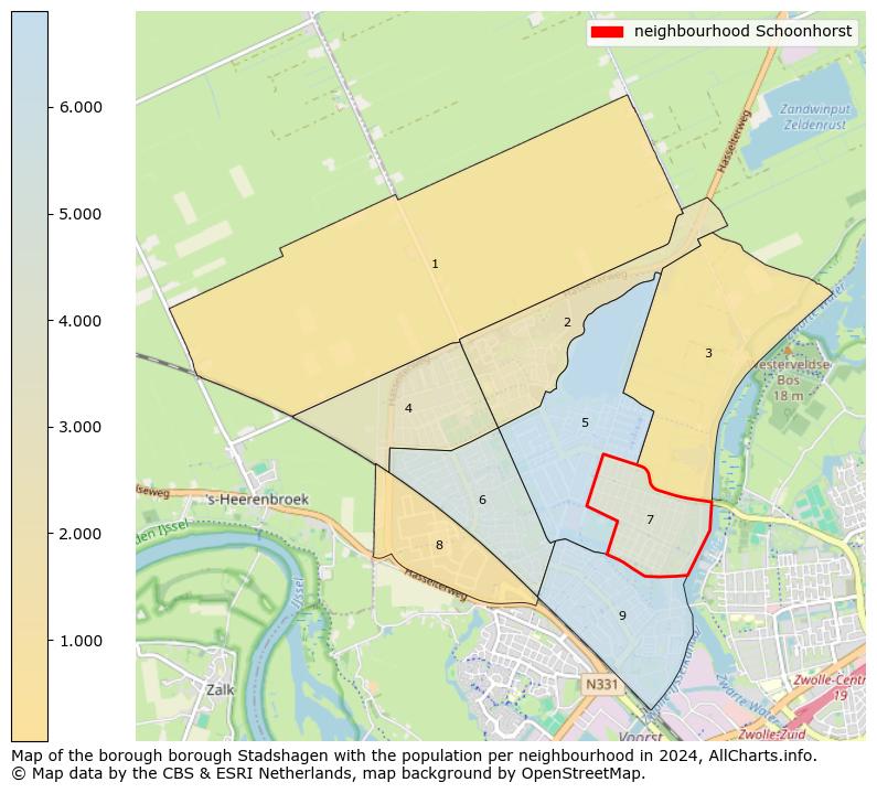 Image of the neighbourhood Schoonhorst at the map. This image is used as introduction to this page. This page shows a lot of information about the population in the neighbourhood Schoonhorst (such as the distribution by age groups of the residents, the composition of households, whether inhabitants are natives or Dutch with an immigration background, data about the houses (numbers, types, price development, use, type of property, ...) and more (car ownership, energy consumption, ...) based on open data from the Dutch Central Bureau of Statistics and various other sources!