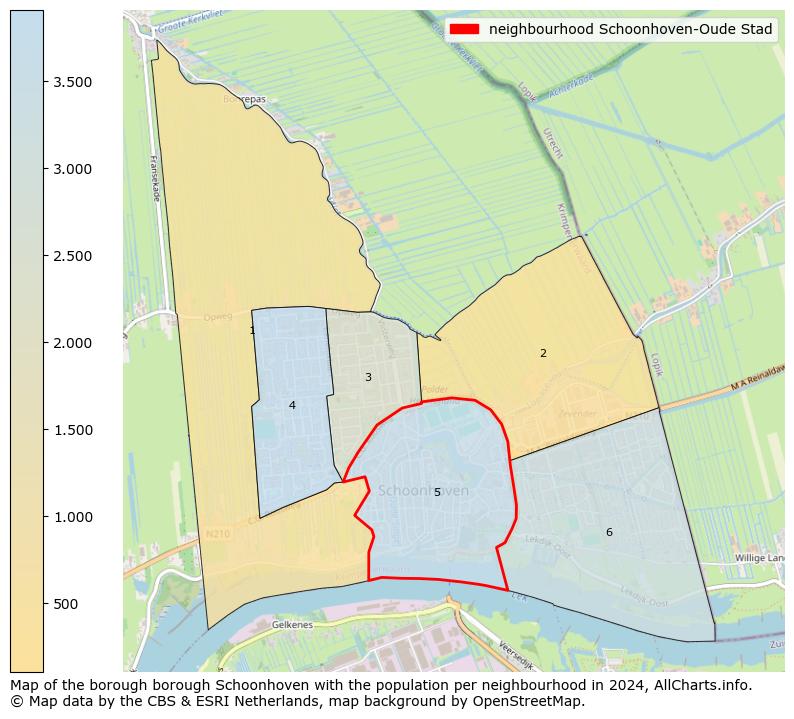 Image of the neighbourhood Schoonhoven-Oude Stad at the map. This image is used as introduction to this page. This page shows a lot of information about the population in the neighbourhood Schoonhoven-Oude Stad (such as the distribution by age groups of the residents, the composition of households, whether inhabitants are natives or Dutch with an immigration background, data about the houses (numbers, types, price development, use, type of property, ...) and more (car ownership, energy consumption, ...) based on open data from the Dutch Central Bureau of Statistics and various other sources!