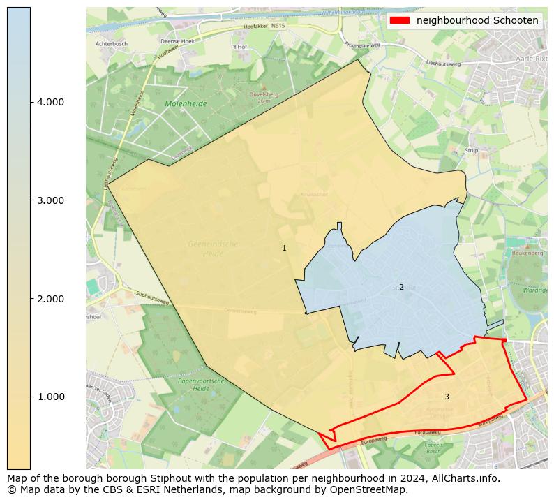 Image of the neighbourhood Schooten at the map. This image is used as introduction to this page. This page shows a lot of information about the population in the neighbourhood Schooten (such as the distribution by age groups of the residents, the composition of households, whether inhabitants are natives or Dutch with an immigration background, data about the houses (numbers, types, price development, use, type of property, ...) and more (car ownership, energy consumption, ...) based on open data from the Dutch Central Bureau of Statistics and various other sources!