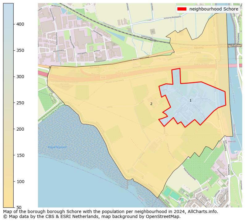 Image of the neighbourhood Schore at the map. This image is used as introduction to this page. This page shows a lot of information about the population in the neighbourhood Schore (such as the distribution by age groups of the residents, the composition of households, whether inhabitants are natives or Dutch with an immigration background, data about the houses (numbers, types, price development, use, type of property, ...) and more (car ownership, energy consumption, ...) based on open data from the Dutch Central Bureau of Statistics and various other sources!