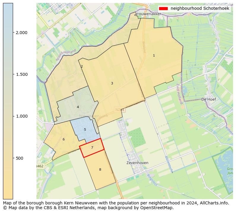 Image of the neighbourhood Schoterhoek at the map. This image is used as introduction to this page. This page shows a lot of information about the population in the neighbourhood Schoterhoek (such as the distribution by age groups of the residents, the composition of households, whether inhabitants are natives or Dutch with an immigration background, data about the houses (numbers, types, price development, use, type of property, ...) and more (car ownership, energy consumption, ...) based on open data from the Dutch Central Bureau of Statistics and various other sources!