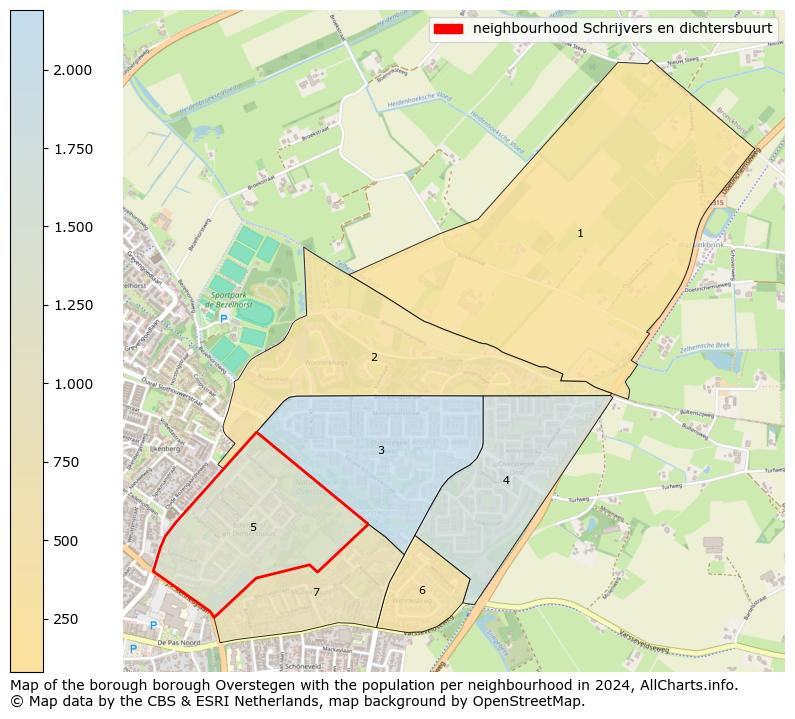 Image of the neighbourhood Schrijvers en dichtersbuurt at the map. This image is used as introduction to this page. This page shows a lot of information about the population in the neighbourhood Schrijvers en dichtersbuurt (such as the distribution by age groups of the residents, the composition of households, whether inhabitants are natives or Dutch with an immigration background, data about the houses (numbers, types, price development, use, type of property, ...) and more (car ownership, energy consumption, ...) based on open data from the Dutch Central Bureau of Statistics and various other sources!