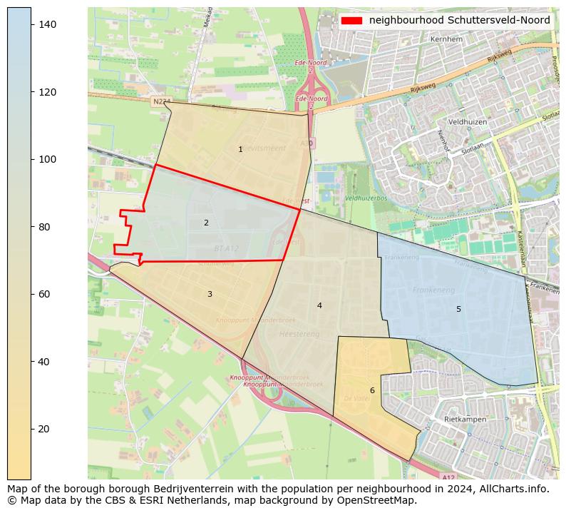 Image of the neighbourhood Schuttersveld-Noord at the map. This image is used as introduction to this page. This page shows a lot of information about the population in the neighbourhood Schuttersveld-Noord (such as the distribution by age groups of the residents, the composition of households, whether inhabitants are natives or Dutch with an immigration background, data about the houses (numbers, types, price development, use, type of property, ...) and more (car ownership, energy consumption, ...) based on open data from the Dutch Central Bureau of Statistics and various other sources!