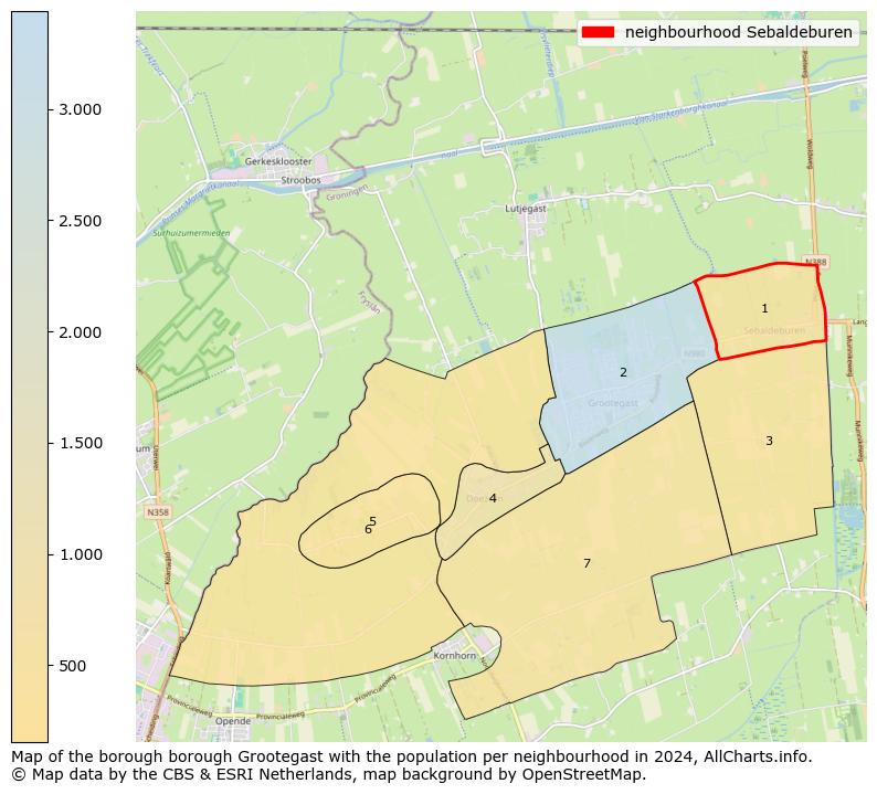 Image of the neighbourhood Sebaldeburen at the map. This image is used as introduction to this page. This page shows a lot of information about the population in the neighbourhood Sebaldeburen (such as the distribution by age groups of the residents, the composition of households, whether inhabitants are natives or Dutch with an immigration background, data about the houses (numbers, types, price development, use, type of property, ...) and more (car ownership, energy consumption, ...) based on open data from the Dutch Central Bureau of Statistics and various other sources!