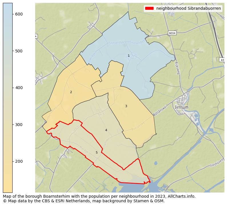 Map of the borough Boarnsterhim with the population per neighbourhood in 2023. This page shows a lot of information about residents (such as the distribution by age groups, family composition, gender, native or Dutch with an immigration background, ...), homes (numbers, types, price development, use, type of property, ...) and more (car ownership, energy consumption, ...) based on open data from the Dutch Central Bureau of Statistics and various other sources!