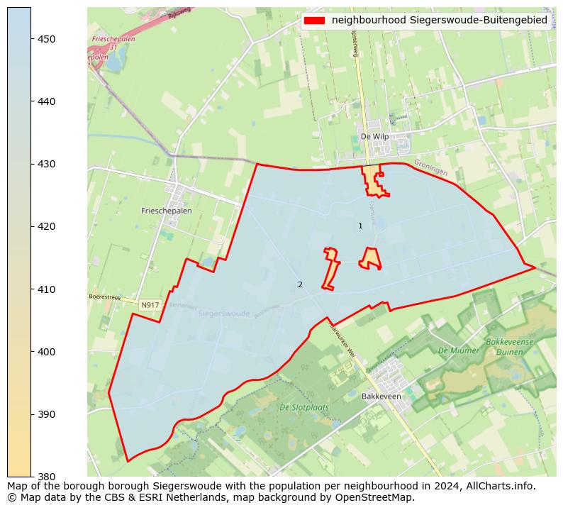 Image of the neighbourhood Siegerswoude-Buitengebied at the map. This image is used as introduction to this page. This page shows a lot of information about the population in the neighbourhood Siegerswoude-Buitengebied (such as the distribution by age groups of the residents, the composition of households, whether inhabitants are natives or Dutch with an immigration background, data about the houses (numbers, types, price development, use, type of property, ...) and more (car ownership, energy consumption, ...) based on open data from the Dutch Central Bureau of Statistics and various other sources!