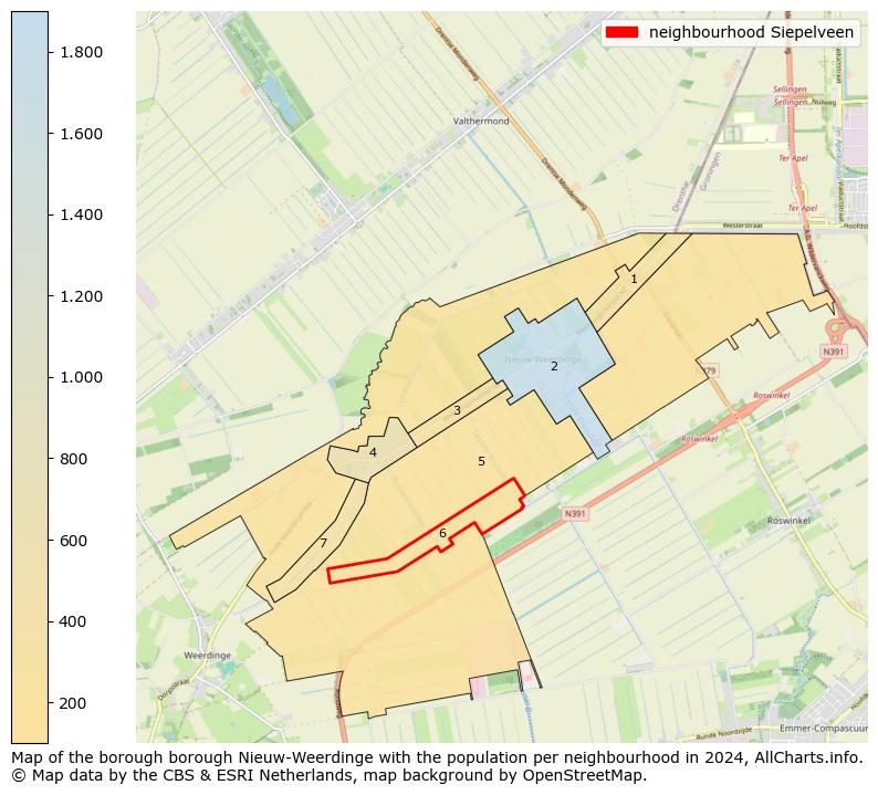 Image of the neighbourhood Siepelveen at the map. This image is used as introduction to this page. This page shows a lot of information about the population in the neighbourhood Siepelveen (such as the distribution by age groups of the residents, the composition of households, whether inhabitants are natives or Dutch with an immigration background, data about the houses (numbers, types, price development, use, type of property, ...) and more (car ownership, energy consumption, ...) based on open data from the Dutch Central Bureau of Statistics and various other sources!