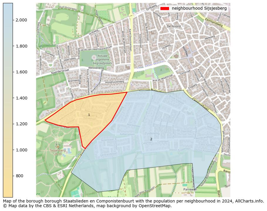 Image of the neighbourhood Sijsjesberg at the map. This image is used as introduction to this page. This page shows a lot of information about the population in the neighbourhood Sijsjesberg (such as the distribution by age groups of the residents, the composition of households, whether inhabitants are natives or Dutch with an immigration background, data about the houses (numbers, types, price development, use, type of property, ...) and more (car ownership, energy consumption, ...) based on open data from the Dutch Central Bureau of Statistics and various other sources!