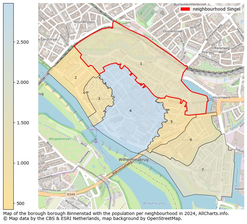 Image of the neighbourhood Singel at the map. This image is used as introduction to this page. This page shows a lot of information about the population in the neighbourhood Singel (such as the distribution by age groups of the residents, the composition of households, whether inhabitants are natives or Dutch with an immigration background, data about the houses (numbers, types, price development, use, type of property, ...) and more (car ownership, energy consumption, ...) based on open data from the Dutch Central Bureau of Statistics and various other sources!