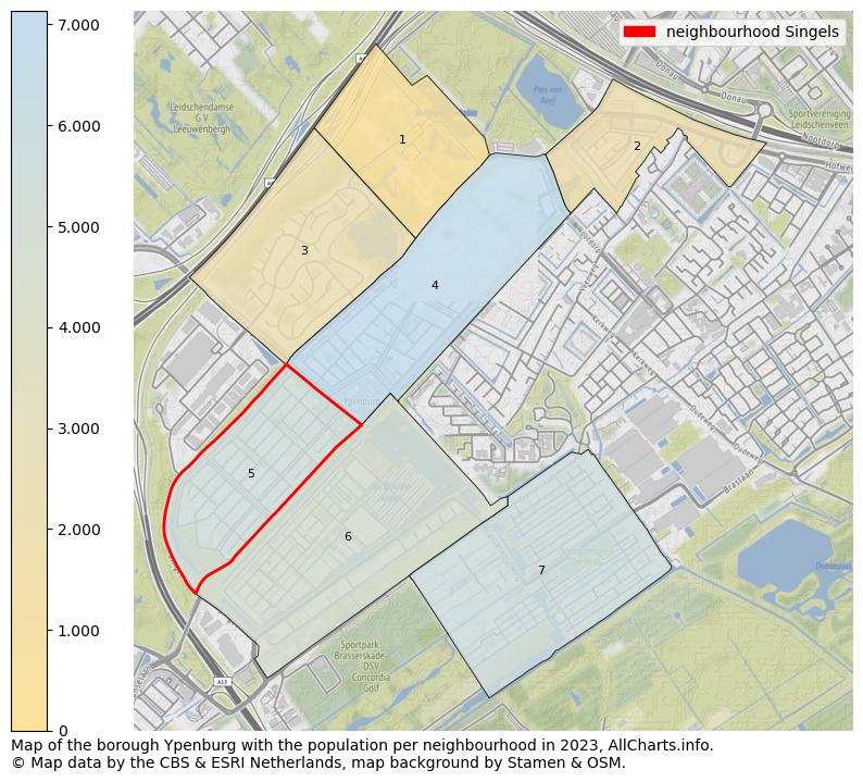 Map of the borough Ypenburg with the population per neighbourhood in 2023. This page shows a lot of information about residents (such as the distribution by age groups, family composition, gender, native or Dutch with an immigration background, ...), homes (numbers, types, price development, use, type of property, ...) and more (car ownership, energy consumption, ...) based on open data from the Dutch Central Bureau of Statistics and various other sources!