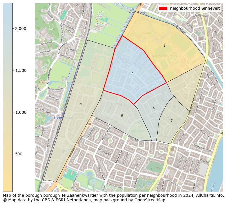 Image of the neighbourhood Sinnevelt at the map. This image is used as introduction to this page. This page shows a lot of information about the population in the neighbourhood Sinnevelt (such as the distribution by age groups of the residents, the composition of households, whether inhabitants are natives or Dutch with an immigration background, data about the houses (numbers, types, price development, use, type of property, ...) and more (car ownership, energy consumption, ...) based on open data from the Dutch Central Bureau of Statistics and various other sources!