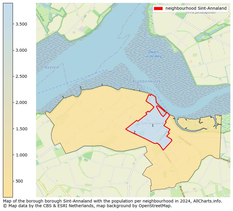 Image of the neighbourhood Sint-Annaland at the map. This image is used as introduction to this page. This page shows a lot of information about the population in the neighbourhood Sint-Annaland (such as the distribution by age groups of the residents, the composition of households, whether inhabitants are natives or Dutch with an immigration background, data about the houses (numbers, types, price development, use, type of property, ...) and more (car ownership, energy consumption, ...) based on open data from the Dutch Central Bureau of Statistics and various other sources!