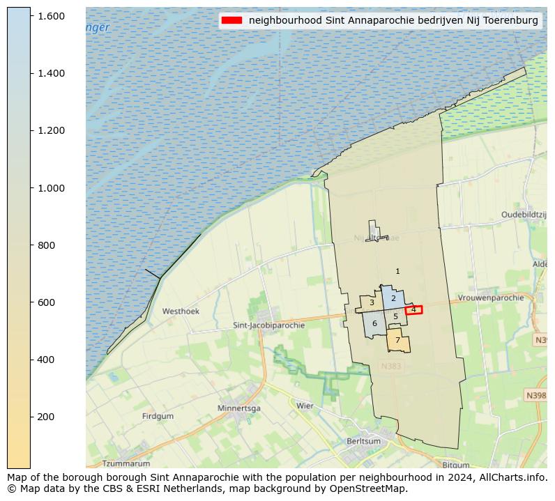 Image of the neighbourhood Sint Annaparochie bedrijven Nij Toerenburg at the map. This image is used as introduction to this page. This page shows a lot of information about the population in the neighbourhood Sint Annaparochie bedrijven Nij Toerenburg (such as the distribution by age groups of the residents, the composition of households, whether inhabitants are natives or Dutch with an immigration background, data about the houses (numbers, types, price development, use, type of property, ...) and more (car ownership, energy consumption, ...) based on open data from the Dutch Central Bureau of Statistics and various other sources!