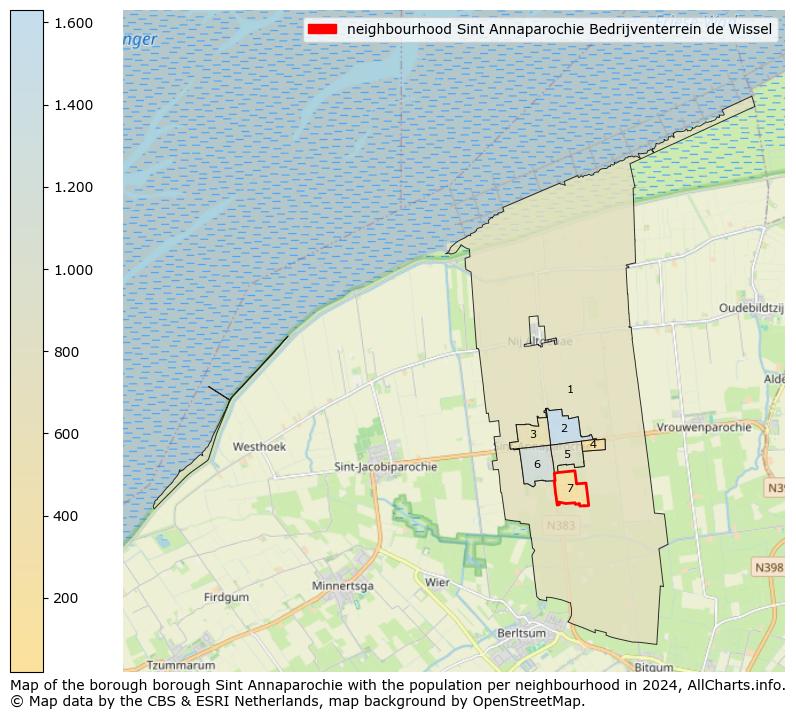 Image of the neighbourhood Sint Annaparochie Bedrijventerrein de Wissel at the map. This image is used as introduction to this page. This page shows a lot of information about the population in the neighbourhood Sint Annaparochie Bedrijventerrein de Wissel (such as the distribution by age groups of the residents, the composition of households, whether inhabitants are natives or Dutch with an immigration background, data about the houses (numbers, types, price development, use, type of property, ...) and more (car ownership, energy consumption, ...) based on open data from the Dutch Central Bureau of Statistics and various other sources!