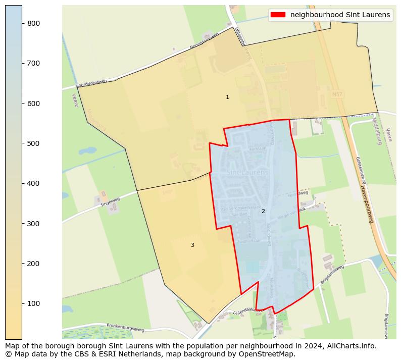 Image of the neighbourhood Sint Laurens at the map. This image is used as introduction to this page. This page shows a lot of information about the population in the neighbourhood Sint Laurens (such as the distribution by age groups of the residents, the composition of households, whether inhabitants are natives or Dutch with an immigration background, data about the houses (numbers, types, price development, use, type of property, ...) and more (car ownership, energy consumption, ...) based on open data from the Dutch Central Bureau of Statistics and various other sources!