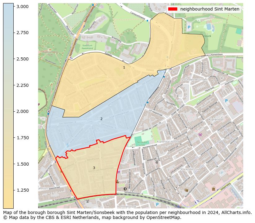 Image of the neighbourhood Sint Marten at the map. This image is used as introduction to this page. This page shows a lot of information about the population in the neighbourhood Sint Marten (such as the distribution by age groups of the residents, the composition of households, whether inhabitants are natives or Dutch with an immigration background, data about the houses (numbers, types, price development, use, type of property, ...) and more (car ownership, energy consumption, ...) based on open data from the Dutch Central Bureau of Statistics and various other sources!