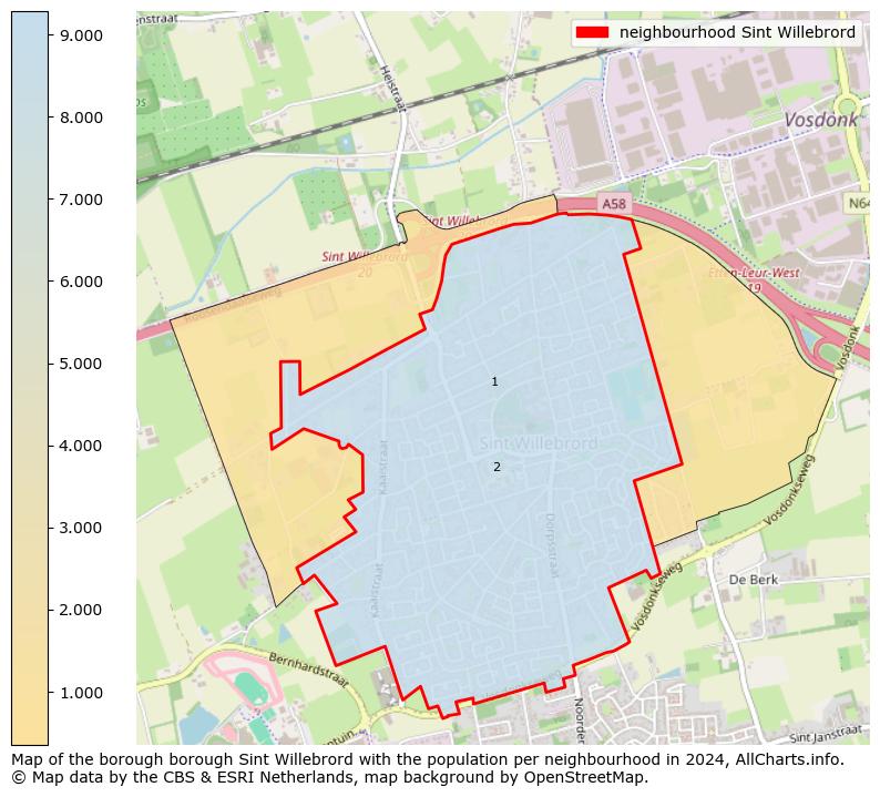 Image of the neighbourhood Sint Willebrord at the map. This image is used as introduction to this page. This page shows a lot of information about the population in the neighbourhood Sint Willebrord (such as the distribution by age groups of the residents, the composition of households, whether inhabitants are natives or Dutch with an immigration background, data about the houses (numbers, types, price development, use, type of property, ...) and more (car ownership, energy consumption, ...) based on open data from the Dutch Central Bureau of Statistics and various other sources!