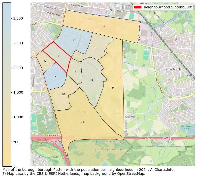 Image of the neighbourhood Sintenbuurt at the map. This image is used as introduction to this page. This page shows a lot of information about the population in the neighbourhood Sintenbuurt (such as the distribution by age groups of the residents, the composition of households, whether inhabitants are natives or Dutch with an immigration background, data about the houses (numbers, types, price development, use, type of property, ...) and more (car ownership, energy consumption, ...) based on open data from the Dutch Central Bureau of Statistics and various other sources!