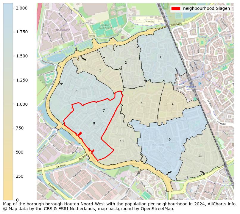 Image of the neighbourhood Slagen at the map. This image is used as introduction to this page. This page shows a lot of information about the population in the neighbourhood Slagen (such as the distribution by age groups of the residents, the composition of households, whether inhabitants are natives or Dutch with an immigration background, data about the houses (numbers, types, price development, use, type of property, ...) and more (car ownership, energy consumption, ...) based on open data from the Dutch Central Bureau of Statistics and various other sources!