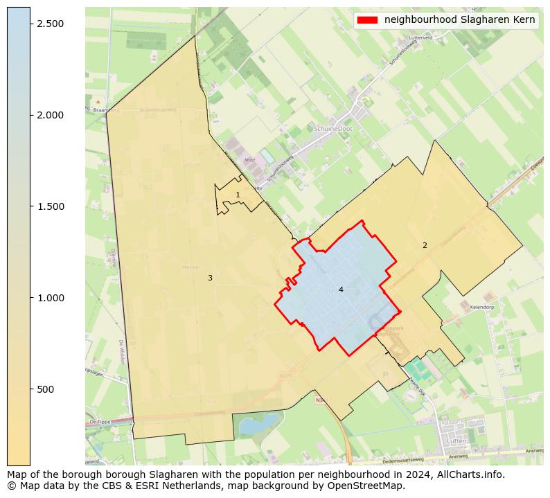 Image of the neighbourhood Slagharen Kern at the map. This image is used as introduction to this page. This page shows a lot of information about the population in the neighbourhood Slagharen Kern (such as the distribution by age groups of the residents, the composition of households, whether inhabitants are natives or Dutch with an immigration background, data about the houses (numbers, types, price development, use, type of property, ...) and more (car ownership, energy consumption, ...) based on open data from the Dutch Central Bureau of Statistics and various other sources!