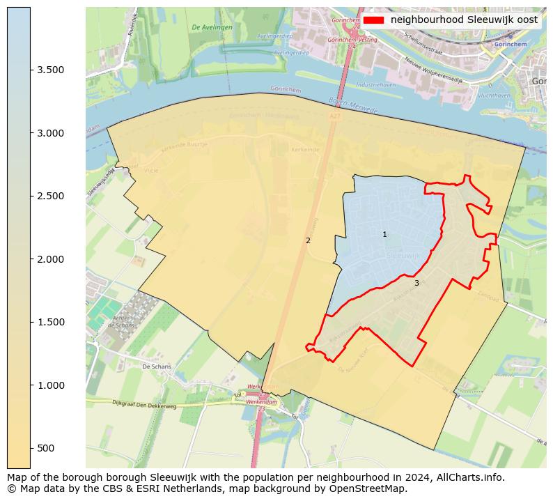 Image of the neighbourhood Sleeuwijk oost at the map. This image is used as introduction to this page. This page shows a lot of information about the population in the neighbourhood Sleeuwijk oost (such as the distribution by age groups of the residents, the composition of households, whether inhabitants are natives or Dutch with an immigration background, data about the houses (numbers, types, price development, use, type of property, ...) and more (car ownership, energy consumption, ...) based on open data from the Dutch Central Bureau of Statistics and various other sources!