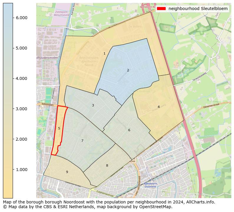 Image of the neighbourhood Sleutelbloem at the map. This image is used as introduction to this page. This page shows a lot of information about the population in the neighbourhood Sleutelbloem (such as the distribution by age groups of the residents, the composition of households, whether inhabitants are natives or Dutch with an immigration background, data about the houses (numbers, types, price development, use, type of property, ...) and more (car ownership, energy consumption, ...) based on open data from the Dutch Central Bureau of Statistics and various other sources!