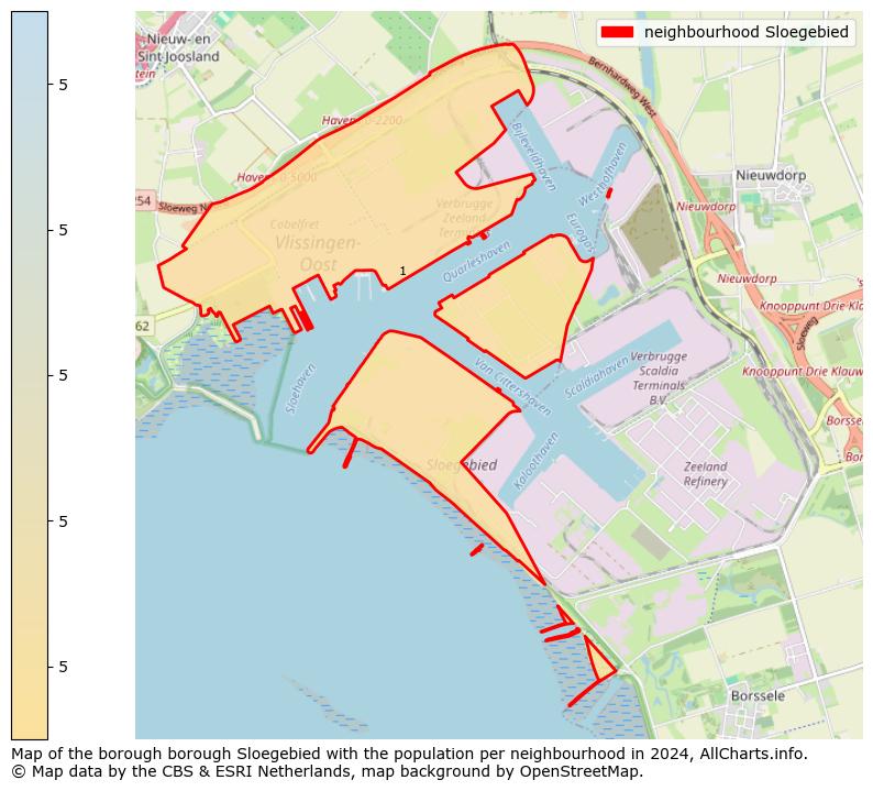 Image of the neighbourhood Sloegebied at the map. This image is used as introduction to this page. This page shows a lot of information about the population in the neighbourhood Sloegebied (such as the distribution by age groups of the residents, the composition of households, whether inhabitants are natives or Dutch with an immigration background, data about the houses (numbers, types, price development, use, type of property, ...) and more (car ownership, energy consumption, ...) based on open data from the Dutch Central Bureau of Statistics and various other sources!