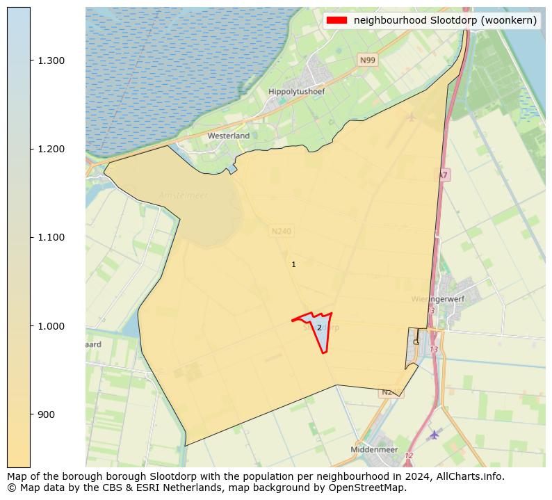 Image of the neighbourhood Slootdorp (woonkern) at the map. This image is used as introduction to this page. This page shows a lot of information about the population in the neighbourhood Slootdorp (woonkern) (such as the distribution by age groups of the residents, the composition of households, whether inhabitants are natives or Dutch with an immigration background, data about the houses (numbers, types, price development, use, type of property, ...) and more (car ownership, energy consumption, ...) based on open data from the Dutch Central Bureau of Statistics and various other sources!