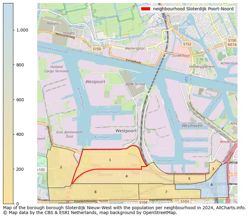 Image of the neighbourhood Sloterdijk Poort-Noord at the map. This image is used as introduction to this page. This page shows a lot of information about the population in the neighbourhood Sloterdijk Poort-Noord (such as the distribution by age groups of the residents, the composition of households, whether inhabitants are natives or Dutch with an immigration background, data about the houses (numbers, types, price development, use, type of property, ...) and more (car ownership, energy consumption, ...) based on open data from the Dutch Central Bureau of Statistics and various other sources!