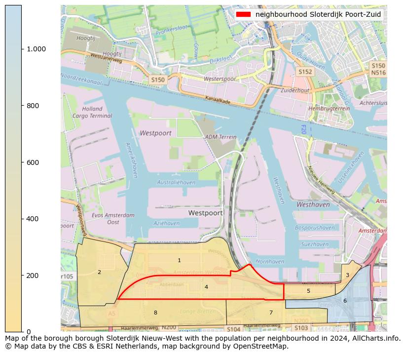 Image of the neighbourhood Sloterdijk Poort-Zuid at the map. This image is used as introduction to this page. This page shows a lot of information about the population in the neighbourhood Sloterdijk Poort-Zuid (such as the distribution by age groups of the residents, the composition of households, whether inhabitants are natives or Dutch with an immigration background, data about the houses (numbers, types, price development, use, type of property, ...) and more (car ownership, energy consumption, ...) based on open data from the Dutch Central Bureau of Statistics and various other sources!