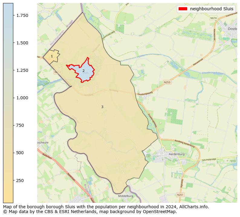 Image of the neighbourhood Sluis at the map. This image is used as introduction to this page. This page shows a lot of information about the population in the neighbourhood Sluis (such as the distribution by age groups of the residents, the composition of households, whether inhabitants are natives or Dutch with an immigration background, data about the houses (numbers, types, price development, use, type of property, ...) and more (car ownership, energy consumption, ...) based on open data from the Dutch Central Bureau of Statistics and various other sources!