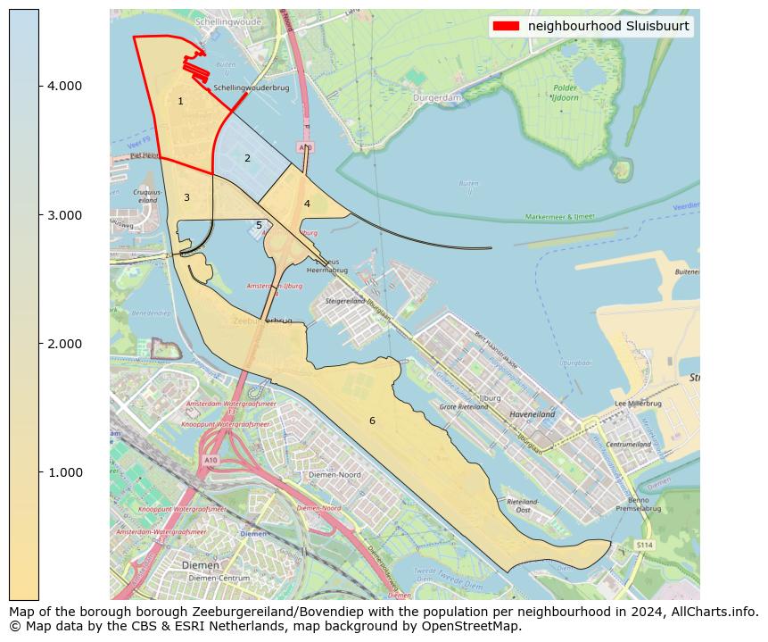 Image of the neighbourhood Sluisbuurt at the map. This image is used as introduction to this page. This page shows a lot of information about the population in the neighbourhood Sluisbuurt (such as the distribution by age groups of the residents, the composition of households, whether inhabitants are natives or Dutch with an immigration background, data about the houses (numbers, types, price development, use, type of property, ...) and more (car ownership, energy consumption, ...) based on open data from the Dutch Central Bureau of Statistics and various other sources!