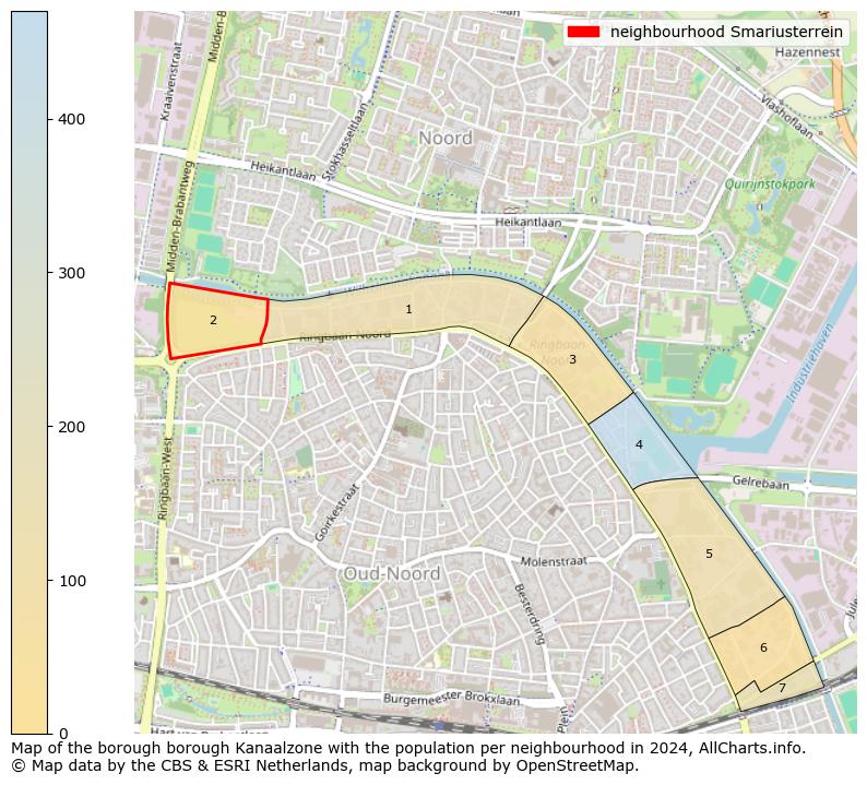 Image of the neighbourhood Smariusterrein at the map. This image is used as introduction to this page. This page shows a lot of information about the population in the neighbourhood Smariusterrein (such as the distribution by age groups of the residents, the composition of households, whether inhabitants are natives or Dutch with an immigration background, data about the houses (numbers, types, price development, use, type of property, ...) and more (car ownership, energy consumption, ...) based on open data from the Dutch Central Bureau of Statistics and various other sources!