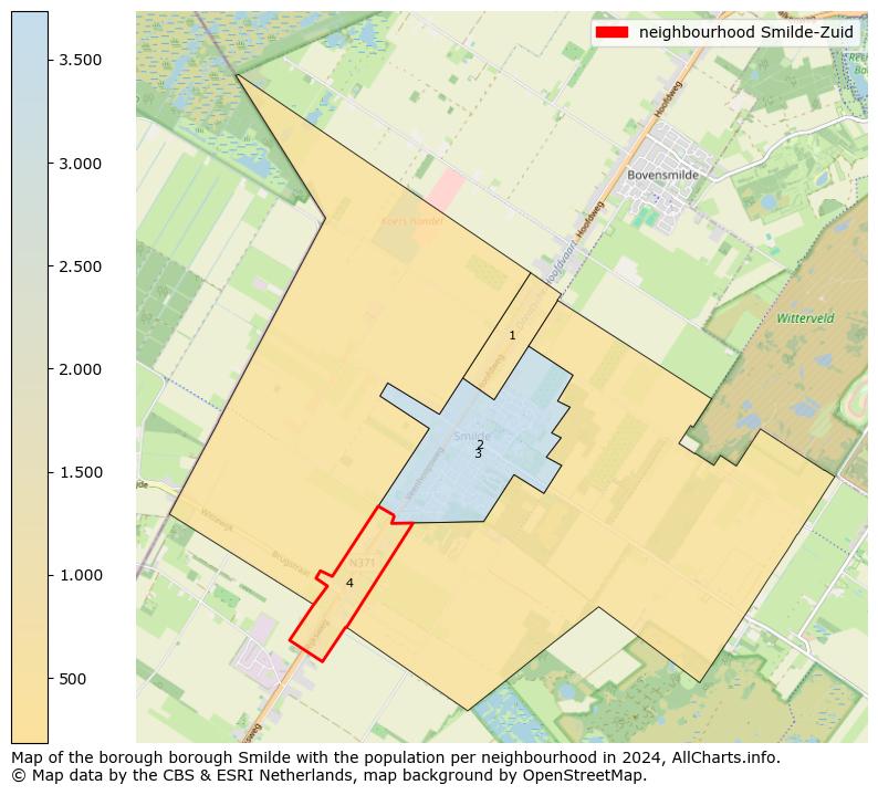 Image of the neighbourhood Smilde-Zuid at the map. This image is used as introduction to this page. This page shows a lot of information about the population in the neighbourhood Smilde-Zuid (such as the distribution by age groups of the residents, the composition of households, whether inhabitants are natives or Dutch with an immigration background, data about the houses (numbers, types, price development, use, type of property, ...) and more (car ownership, energy consumption, ...) based on open data from the Dutch Central Bureau of Statistics and various other sources!