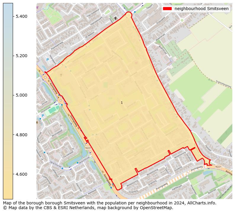 Image of the neighbourhood Smitsveen at the map. This image is used as introduction to this page. This page shows a lot of information about the population in the neighbourhood Smitsveen (such as the distribution by age groups of the residents, the composition of households, whether inhabitants are natives or Dutch with an immigration background, data about the houses (numbers, types, price development, use, type of property, ...) and more (car ownership, energy consumption, ...) based on open data from the Dutch Central Bureau of Statistics and various other sources!