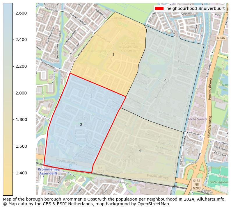 Image of the neighbourhood Snuiverbuurt at the map. This image is used as introduction to this page. This page shows a lot of information about the population in the neighbourhood Snuiverbuurt (such as the distribution by age groups of the residents, the composition of households, whether inhabitants are natives or Dutch with an immigration background, data about the houses (numbers, types, price development, use, type of property, ...) and more (car ownership, energy consumption, ...) based on open data from the Dutch Central Bureau of Statistics and various other sources!