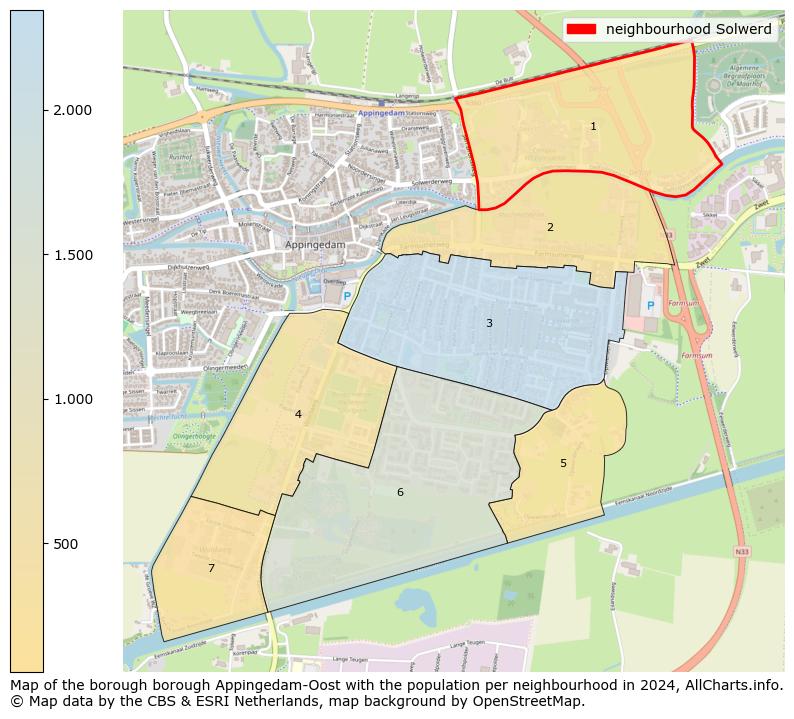 Image of the neighbourhood Solwerd at the map. This image is used as introduction to this page. This page shows a lot of information about the population in the neighbourhood Solwerd (such as the distribution by age groups of the residents, the composition of households, whether inhabitants are natives or Dutch with an immigration background, data about the houses (numbers, types, price development, use, type of property, ...) and more (car ownership, energy consumption, ...) based on open data from the Dutch Central Bureau of Statistics and various other sources!