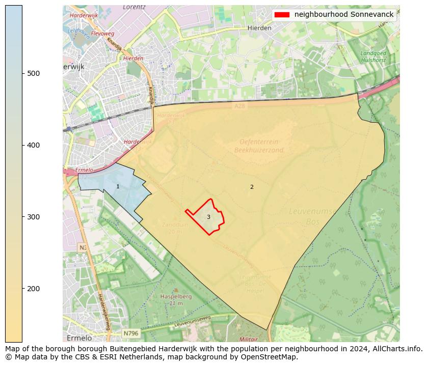 Image of the neighbourhood Sonnevanck at the map. This image is used as introduction to this page. This page shows a lot of information about the population in the neighbourhood Sonnevanck (such as the distribution by age groups of the residents, the composition of households, whether inhabitants are natives or Dutch with an immigration background, data about the houses (numbers, types, price development, use, type of property, ...) and more (car ownership, energy consumption, ...) based on open data from the Dutch Central Bureau of Statistics and various other sources!