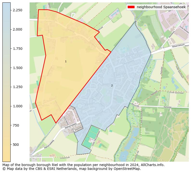 Image of the neighbourhood Spaansehoek at the map. This image is used as introduction to this page. This page shows a lot of information about the population in the neighbourhood Spaansehoek (such as the distribution by age groups of the residents, the composition of households, whether inhabitants are natives or Dutch with an immigration background, data about the houses (numbers, types, price development, use, type of property, ...) and more (car ownership, energy consumption, ...) based on open data from the Dutch Central Bureau of Statistics and various other sources!