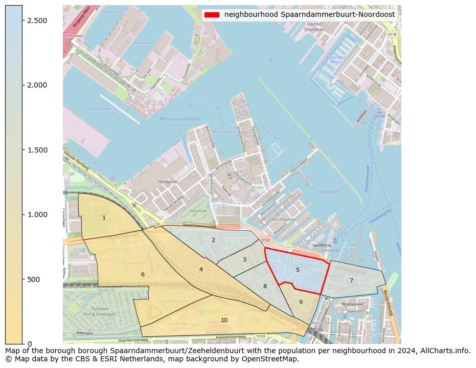 Image of the neighbourhood Spaarndammerbuurt-Noordoost at the map. This image is used as introduction to this page. This page shows a lot of information about the population in the neighbourhood Spaarndammerbuurt-Noordoost (such as the distribution by age groups of the residents, the composition of households, whether inhabitants are natives or Dutch with an immigration background, data about the houses (numbers, types, price development, use, type of property, ...) and more (car ownership, energy consumption, ...) based on open data from the Dutch Central Bureau of Statistics and various other sources!