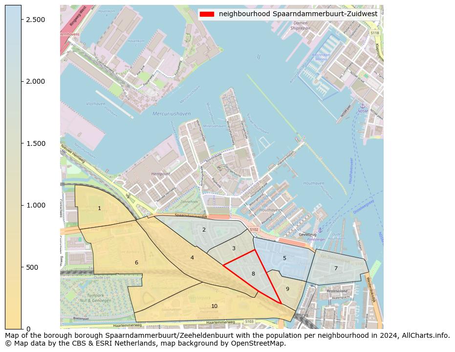 Image of the neighbourhood Spaarndammerbuurt-Zuidwest at the map. This image is used as introduction to this page. This page shows a lot of information about the population in the neighbourhood Spaarndammerbuurt-Zuidwest (such as the distribution by age groups of the residents, the composition of households, whether inhabitants are natives or Dutch with an immigration background, data about the houses (numbers, types, price development, use, type of property, ...) and more (car ownership, energy consumption, ...) based on open data from the Dutch Central Bureau of Statistics and various other sources!