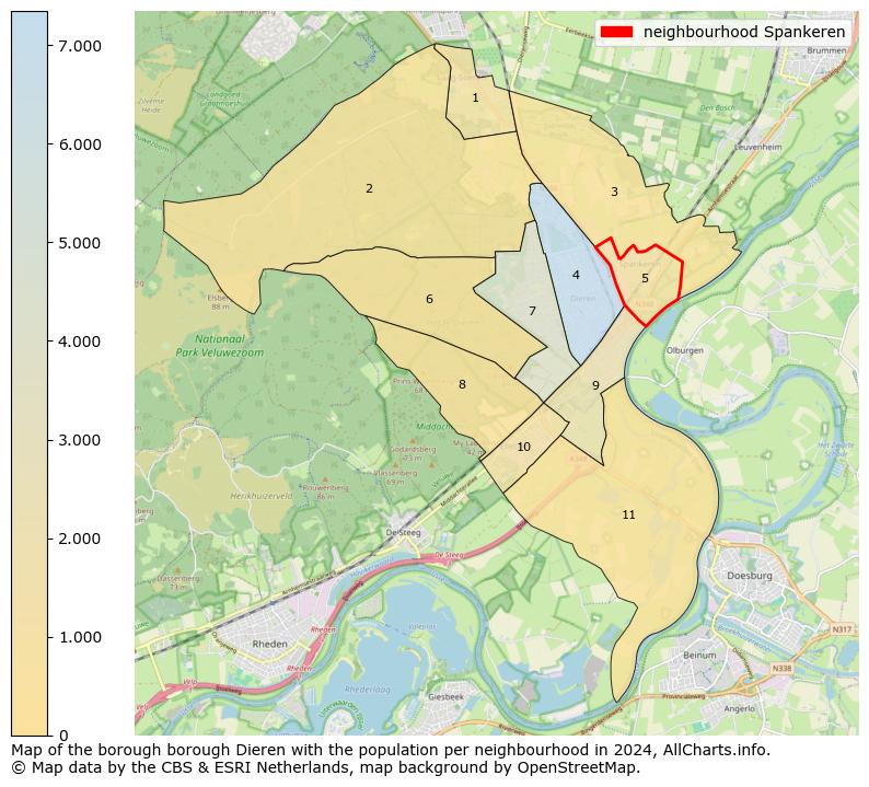 Image of the neighbourhood Spankeren at the map. This image is used as introduction to this page. This page shows a lot of information about the population in the neighbourhood Spankeren (such as the distribution by age groups of the residents, the composition of households, whether inhabitants are natives or Dutch with an immigration background, data about the houses (numbers, types, price development, use, type of property, ...) and more (car ownership, energy consumption, ...) based on open data from the Dutch Central Bureau of Statistics and various other sources!