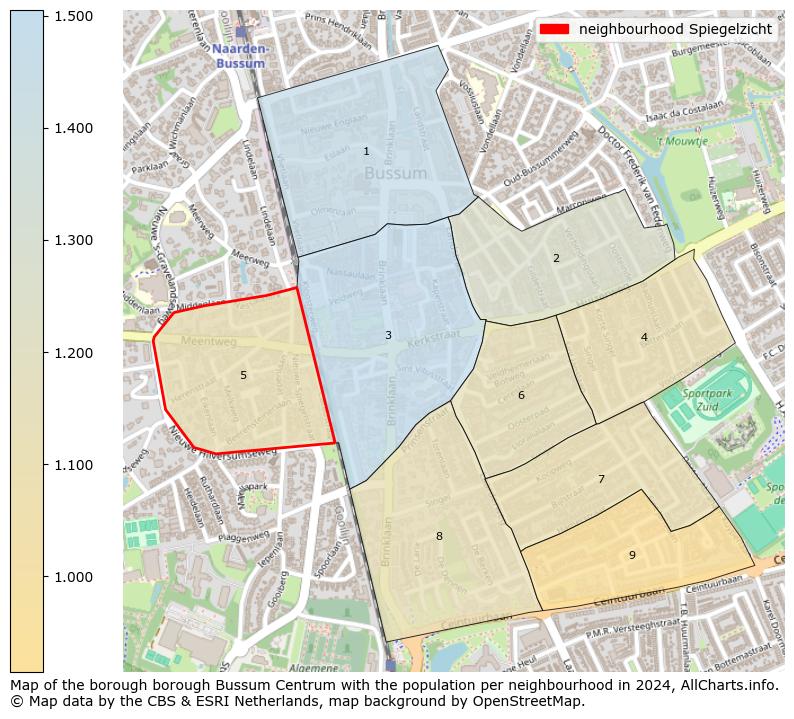 Image of the neighbourhood Spiegelzicht at the map. This image is used as introduction to this page. This page shows a lot of information about the population in the neighbourhood Spiegelzicht (such as the distribution by age groups of the residents, the composition of households, whether inhabitants are natives or Dutch with an immigration background, data about the houses (numbers, types, price development, use, type of property, ...) and more (car ownership, energy consumption, ...) based on open data from the Dutch Central Bureau of Statistics and various other sources!