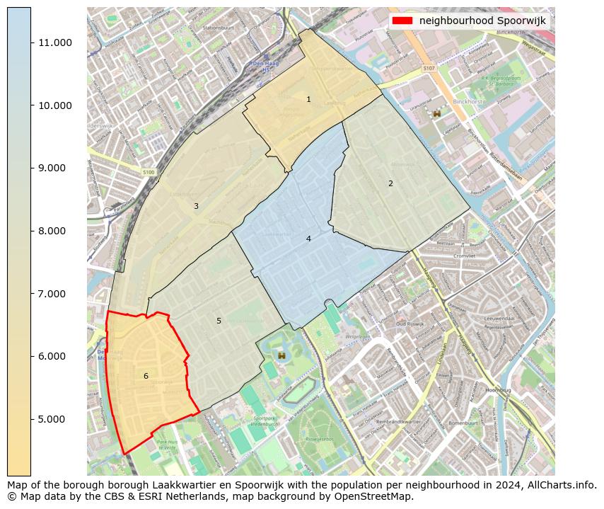 Image of the neighbourhood Spoorwijk at the map. This image is used as introduction to this page. This page shows a lot of information about the population in the neighbourhood Spoorwijk (such as the distribution by age groups of the residents, the composition of households, whether inhabitants are natives or Dutch with an immigration background, data about the houses (numbers, types, price development, use, type of property, ...) and more (car ownership, energy consumption, ...) based on open data from the Dutch Central Bureau of Statistics and various other sources!