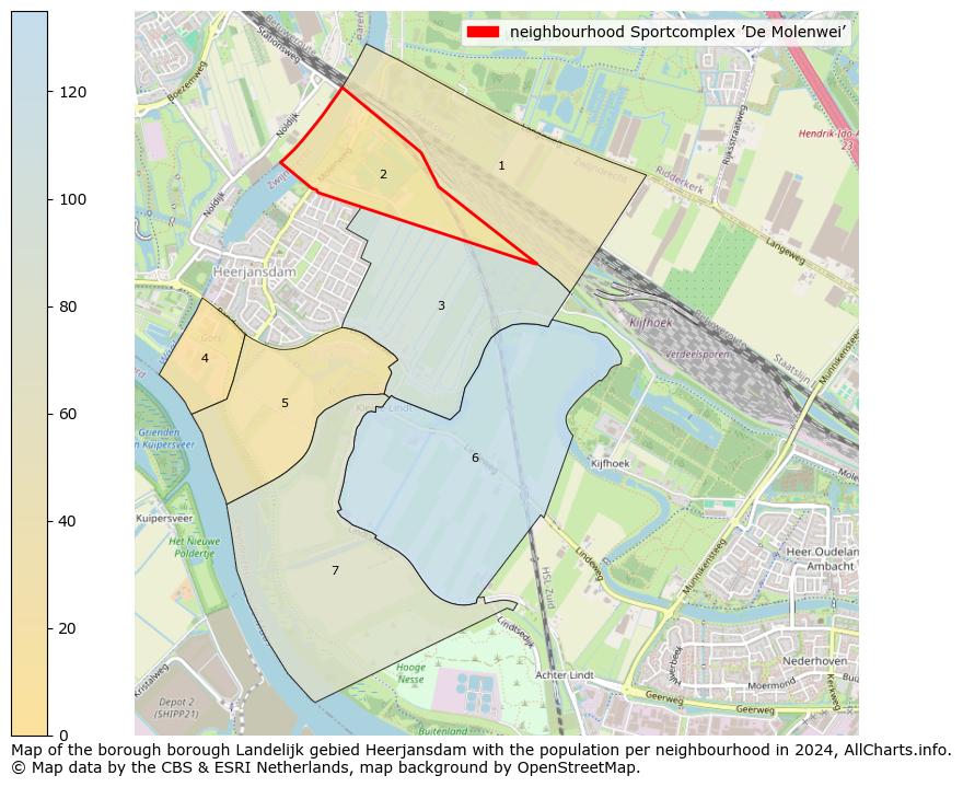 Image of the neighbourhood Sportcomplex ’De Molenwei’ at the map. This image is used as introduction to this page. This page shows a lot of information about the population in the neighbourhood Sportcomplex ’De Molenwei’ (such as the distribution by age groups of the residents, the composition of households, whether inhabitants are natives or Dutch with an immigration background, data about the houses (numbers, types, price development, use, type of property, ...) and more (car ownership, energy consumption, ...) based on open data from the Dutch Central Bureau of Statistics and various other sources!