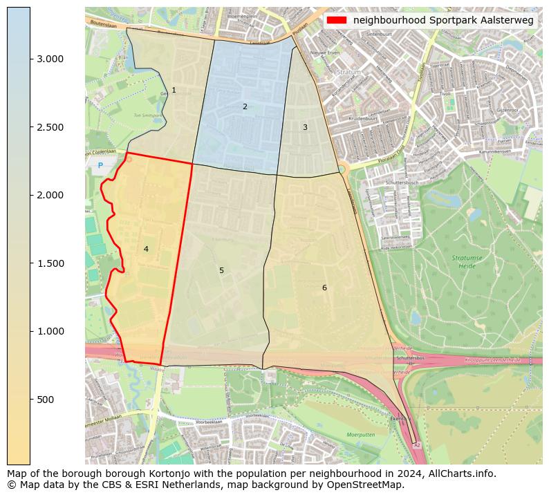 Image of the neighbourhood Sportpark Aalsterweg at the map. This image is used as introduction to this page. This page shows a lot of information about the population in the neighbourhood Sportpark Aalsterweg (such as the distribution by age groups of the residents, the composition of households, whether inhabitants are natives or Dutch with an immigration background, data about the houses (numbers, types, price development, use, type of property, ...) and more (car ownership, energy consumption, ...) based on open data from the Dutch Central Bureau of Statistics and various other sources!