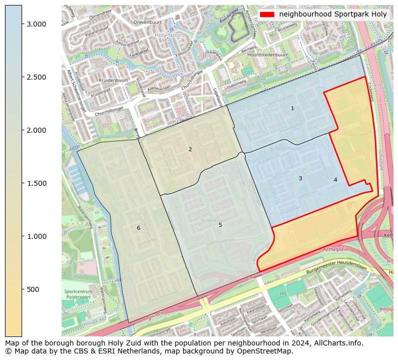 Image of the neighbourhood Sportpark Holy at the map. This image is used as introduction to this page. This page shows a lot of information about the population in the neighbourhood Sportpark Holy (such as the distribution by age groups of the residents, the composition of households, whether inhabitants are natives or Dutch with an immigration background, data about the houses (numbers, types, price development, use, type of property, ...) and more (car ownership, energy consumption, ...) based on open data from the Dutch Central Bureau of Statistics and various other sources!