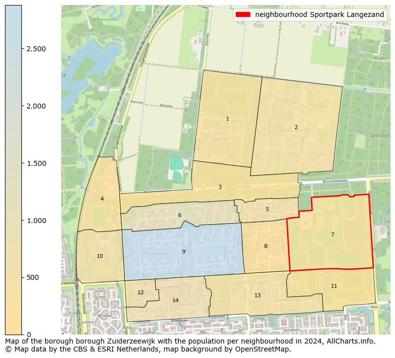 Image of the neighbourhood Sportpark Langezand at the map. This image is used as introduction to this page. This page shows a lot of information about the population in the neighbourhood Sportpark Langezand (such as the distribution by age groups of the residents, the composition of households, whether inhabitants are natives or Dutch with an immigration background, data about the houses (numbers, types, price development, use, type of property, ...) and more (car ownership, energy consumption, ...) based on open data from the Dutch Central Bureau of Statistics and various other sources!