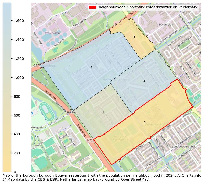 Image of the neighbourhood Sportpark Polderkwartier en Polderpark at the map. This image is used as introduction to this page. This page shows a lot of information about the population in the neighbourhood Sportpark Polderkwartier en Polderpark (such as the distribution by age groups of the residents, the composition of households, whether inhabitants are natives or Dutch with an immigration background, data about the houses (numbers, types, price development, use, type of property, ...) and more (car ownership, energy consumption, ...) based on open data from the Dutch Central Bureau of Statistics and various other sources!