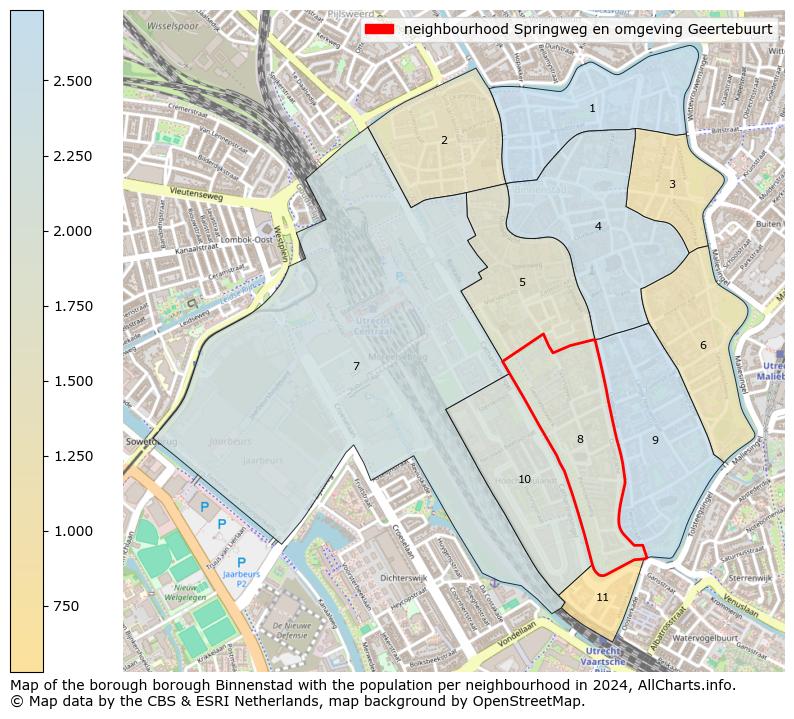 Image of the neighbourhood Springweg en omgeving Geertebuurt at the map. This image is used as introduction to this page. This page shows a lot of information about the population in the neighbourhood Springweg en omgeving Geertebuurt (such as the distribution by age groups of the residents, the composition of households, whether inhabitants are natives or Dutch with an immigration background, data about the houses (numbers, types, price development, use, type of property, ...) and more (car ownership, energy consumption, ...) based on open data from the Dutch Central Bureau of Statistics and various other sources!